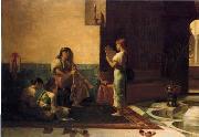 Arab or Arabic people and life. Orientalism oil paintings  440 unknow artist